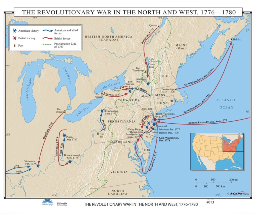 013 the revolutionary war in the north & west, 1776-1780