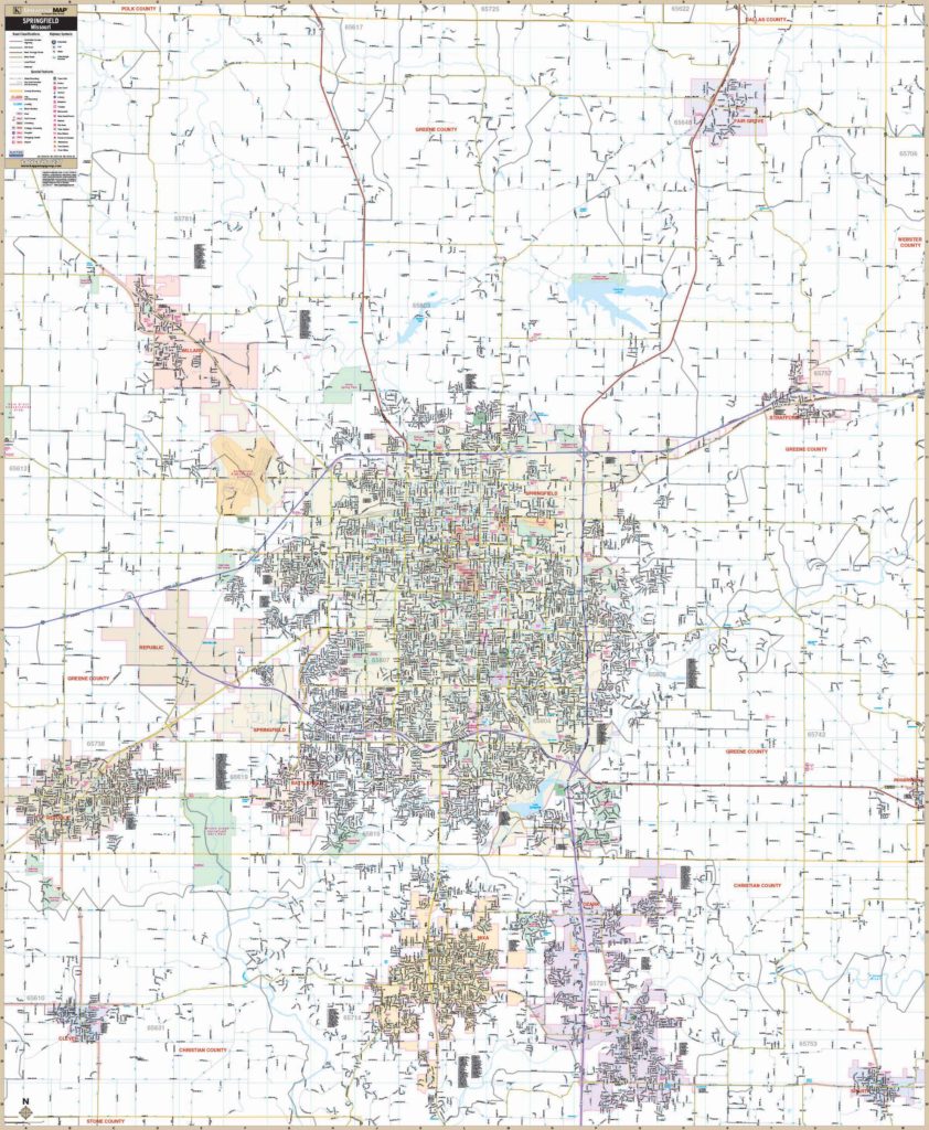 Springfield Mo Zip Code Map