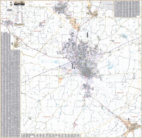 Madison County Tn Map Jackson, Madison Co., Tn Wall Map – Kappa Map Group
