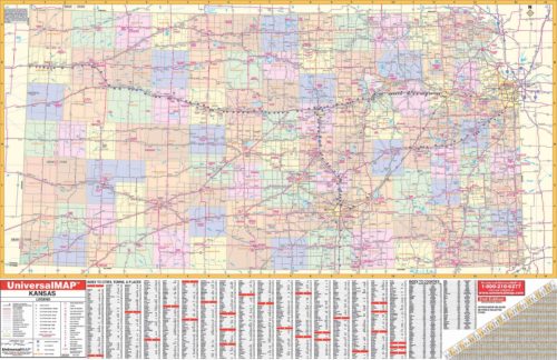 Kansas State Map Shape Tie Tack 