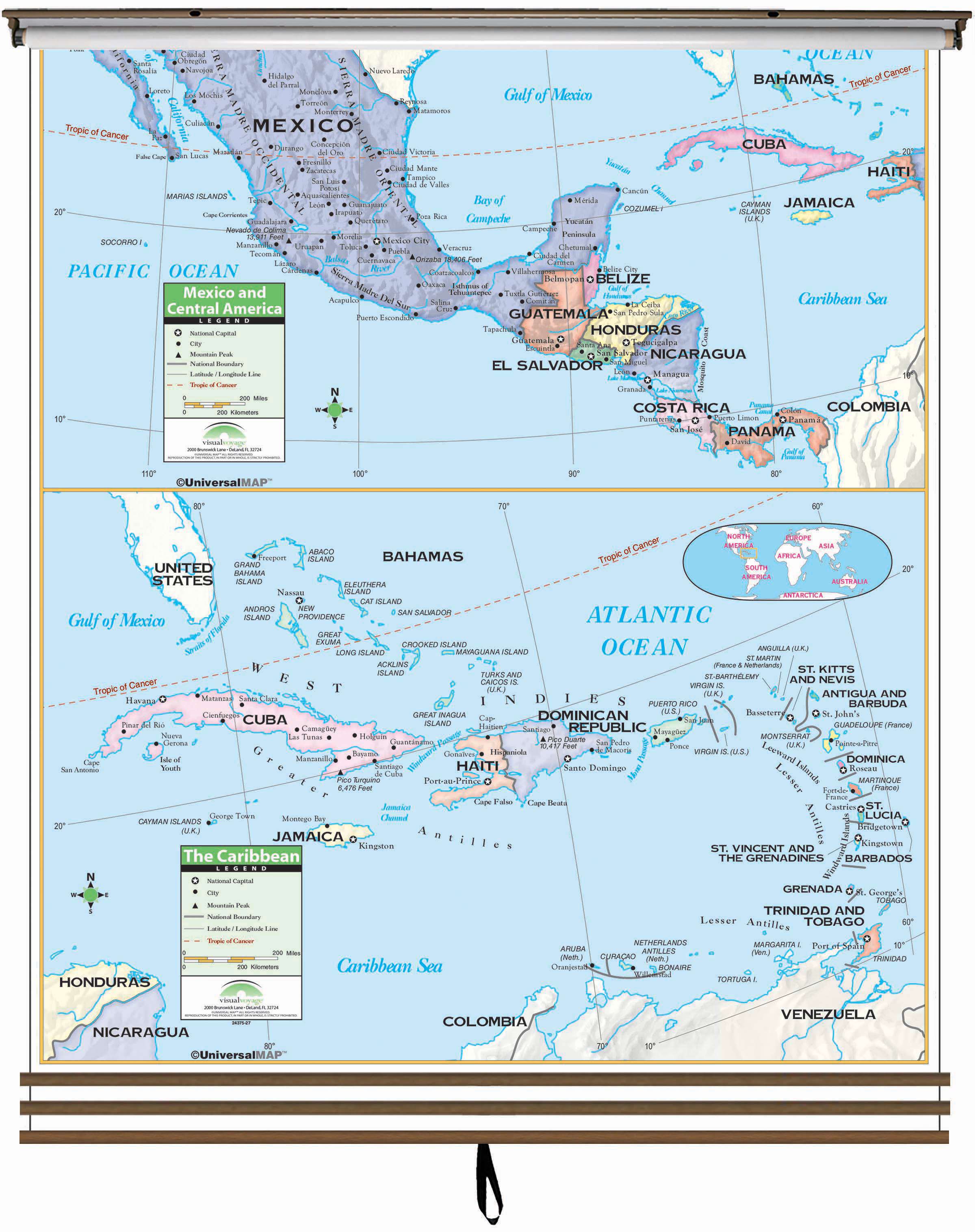 Map Of The Western Hemisphere - Maping Resources
