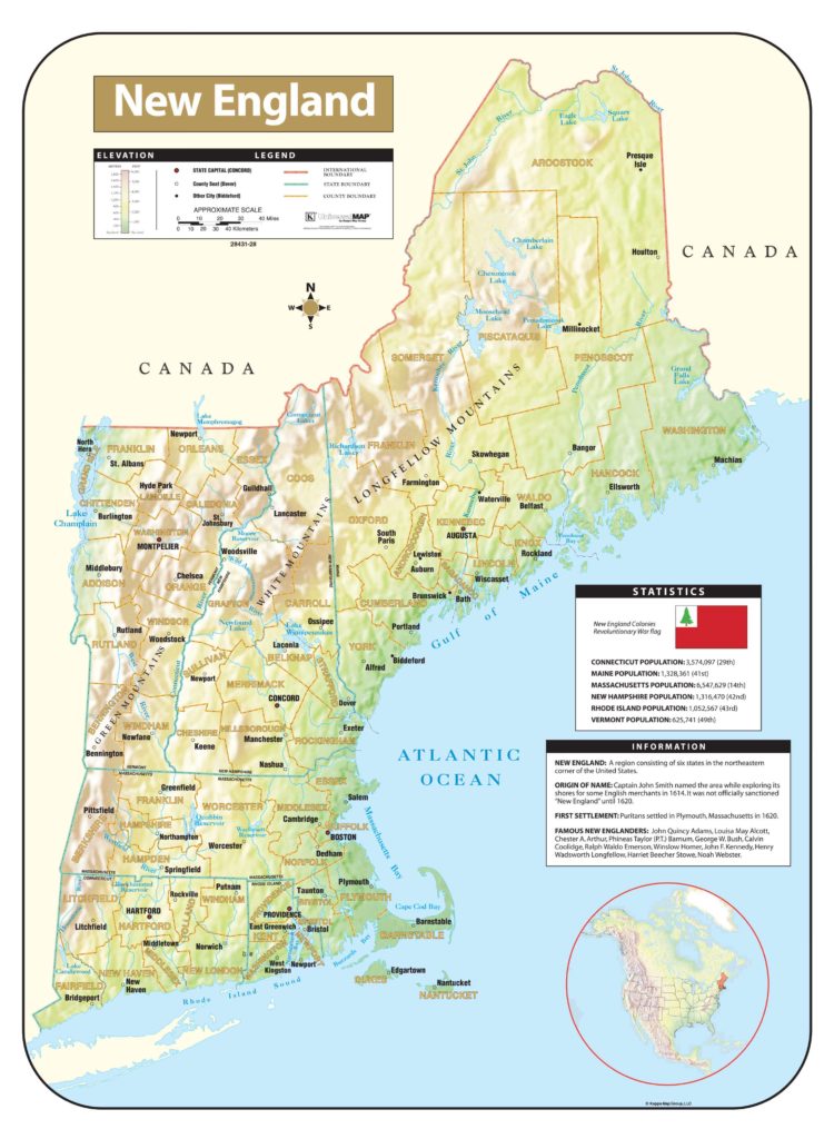 Map Of New Hampshire And Massachusetts Maps For You