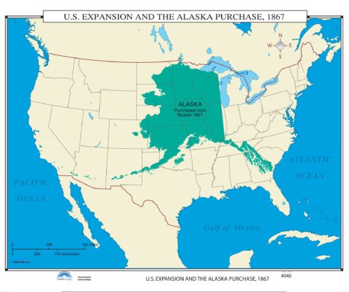Alaska Map On Us 040 Us Expansion & The Alaska Purchase, 1867 – Kappa Map Group