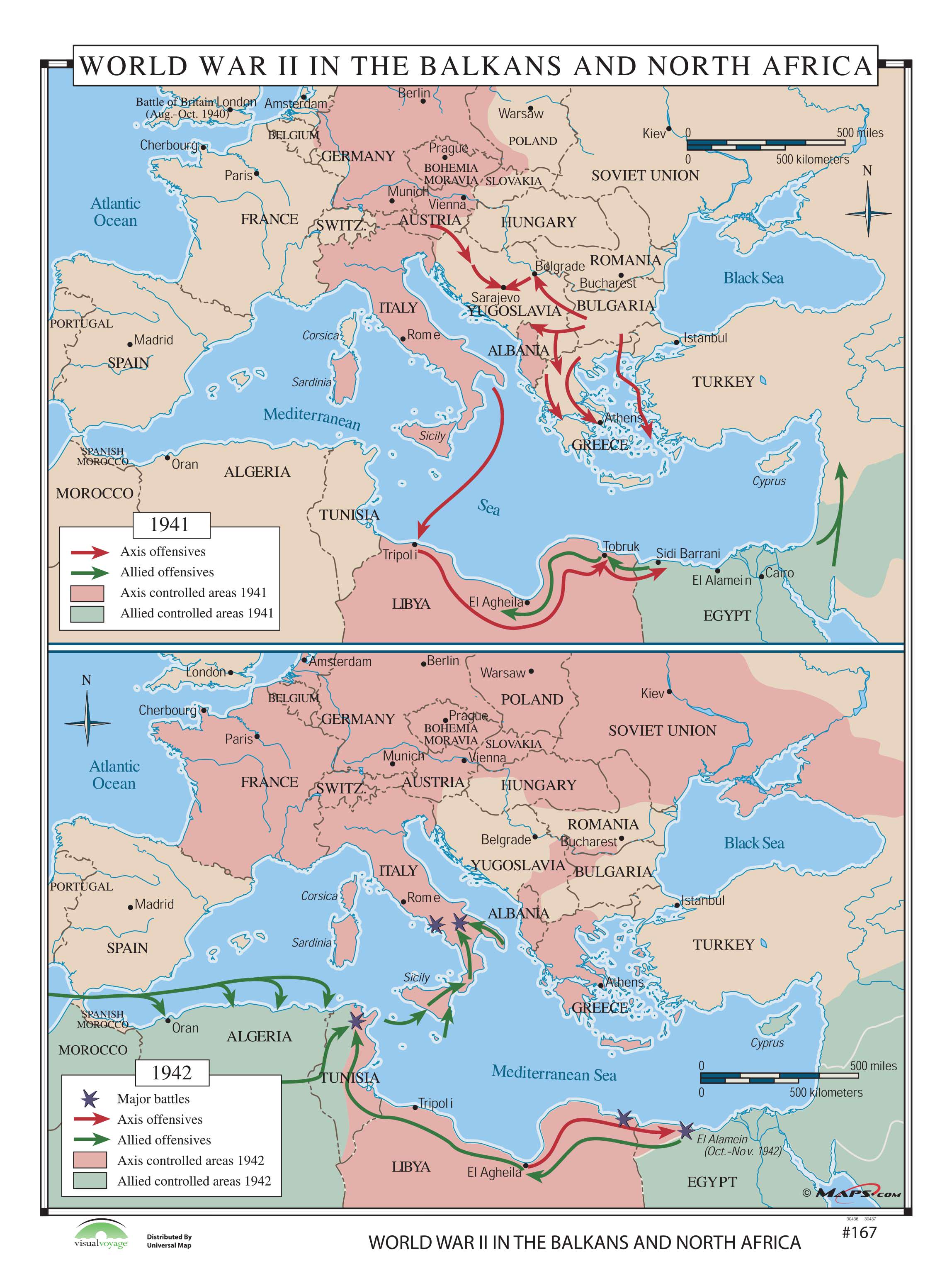 #167 World War II in the Balkans & North Africa - KAPPA MAP GROUP