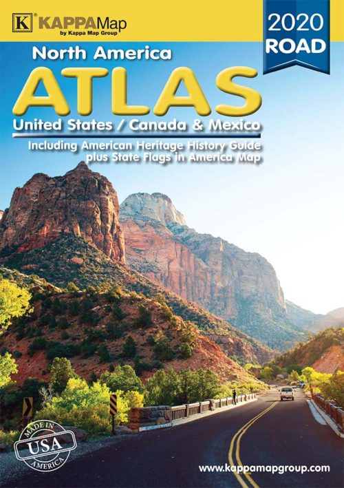 2020 North American Deluxe Road Atlas Kappa Map Group