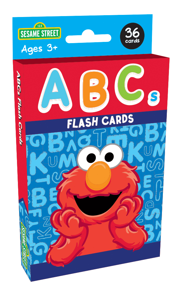 Sesame Street Flash Cards NUMBERS ABC’s COLORS & SHAPES Set/4-NEW WORDS