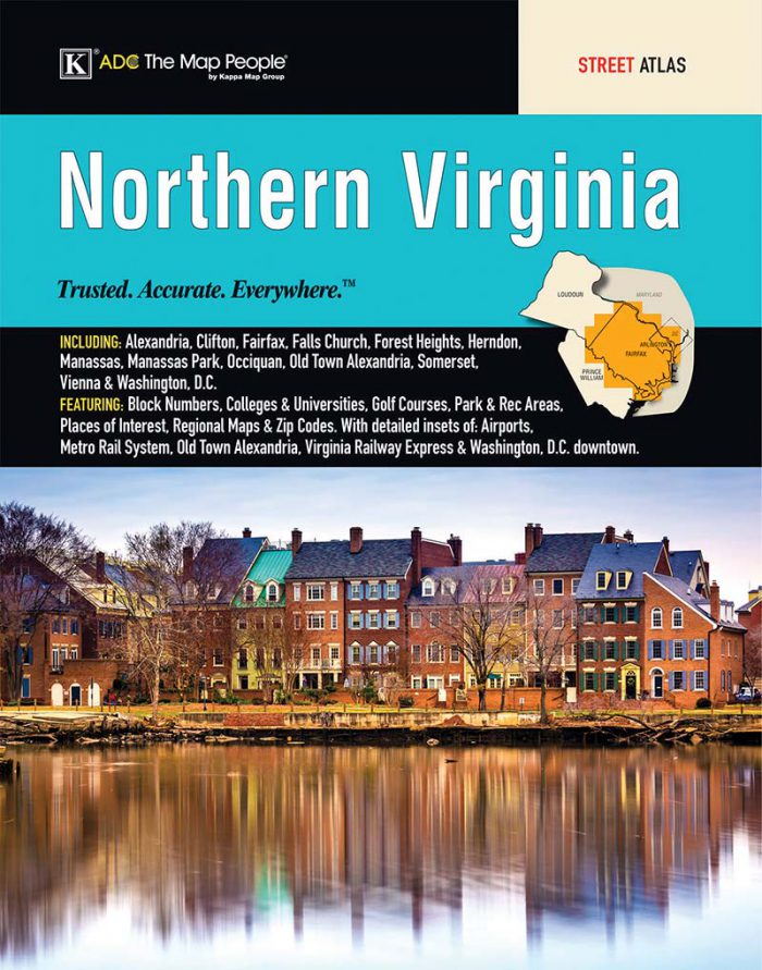 Virginia State Northern Street Atlas – KAPPA MAP GROUP